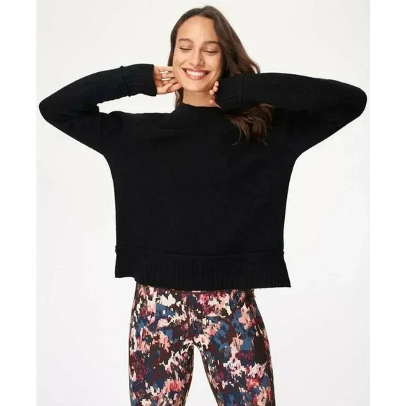 NWT Sweaty Betty Mountain Merino Yak Wool Crew Neck Sweater - Cozy Pullover - Picture 1 of 6